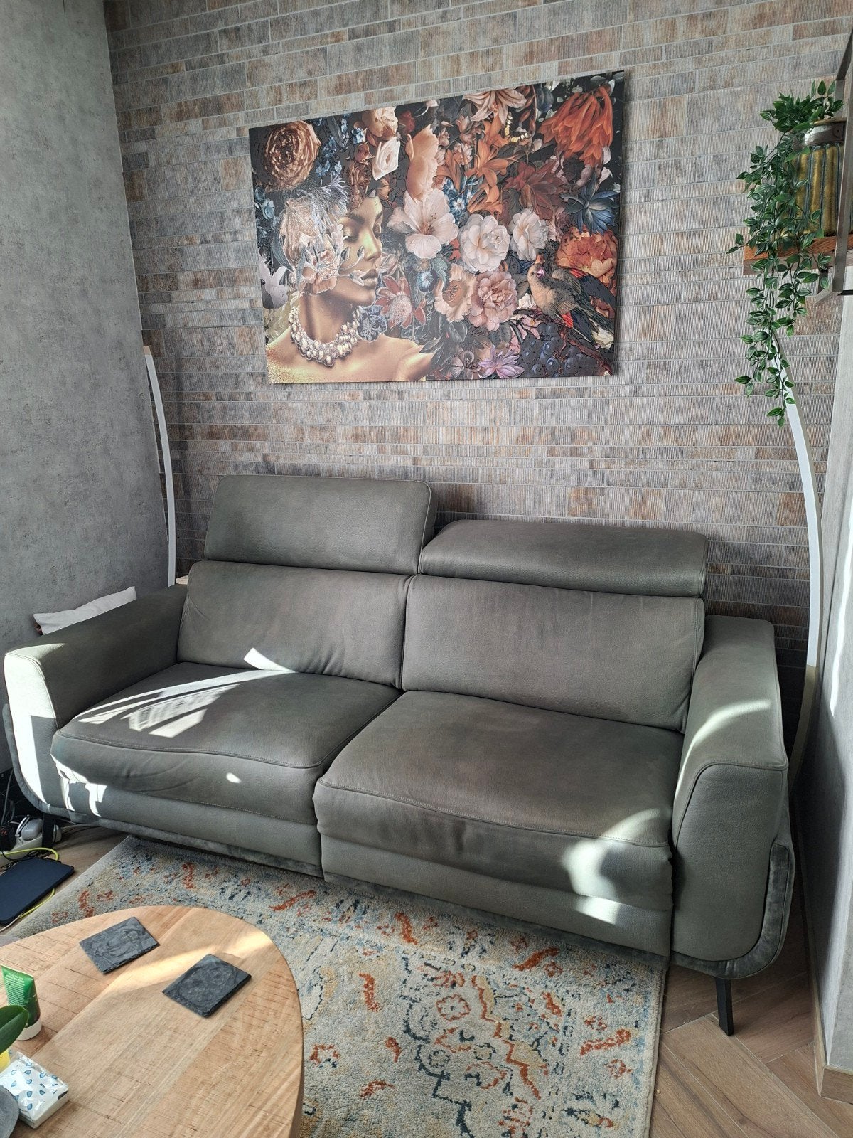 Bank, Huis en Inrichting, Ophalen, Gebruikt, Driepersoons, 75 tot 100 cm