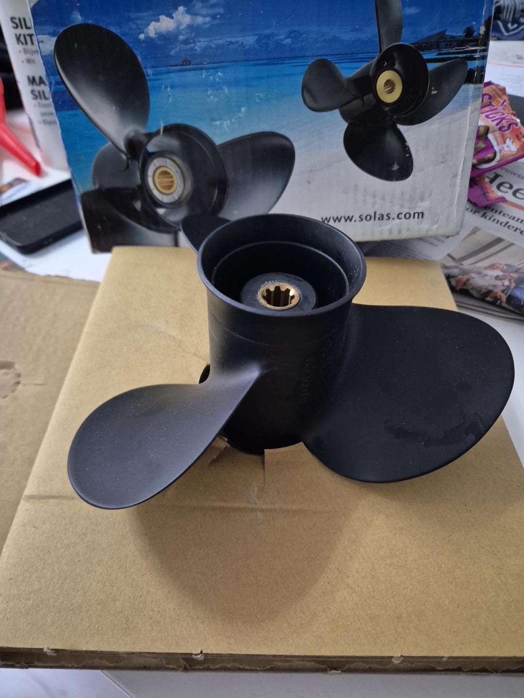 Nieuwe Solas buitenboordmotor propeller, Ophalen of Verzenden, Nieuw, Motor en Techniek