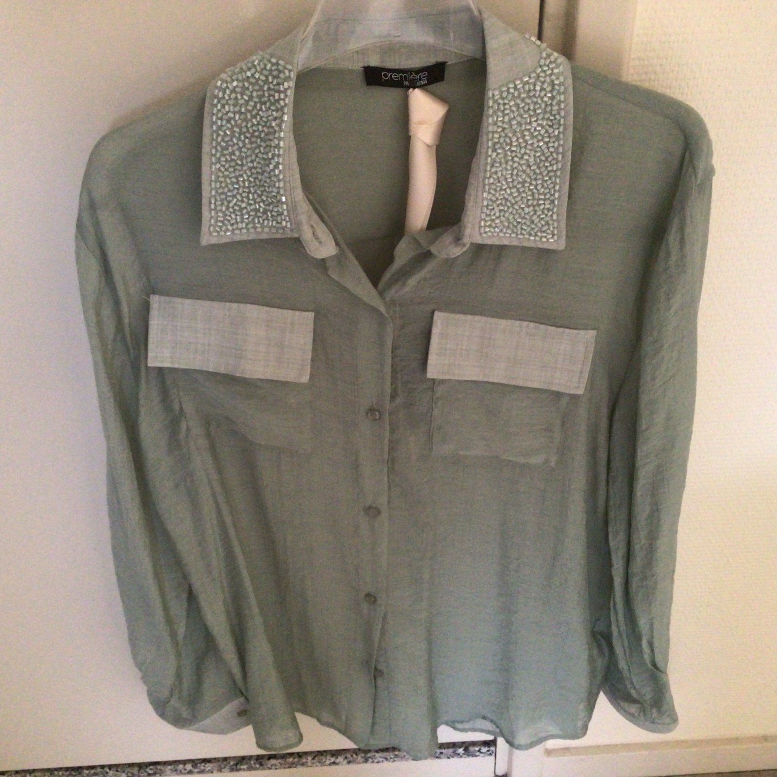 Première Fracomina Blouse - Nieuw met kaartjes, Ophalen of Verzenden, Nieuw, Maat 42/44 (L), Groen