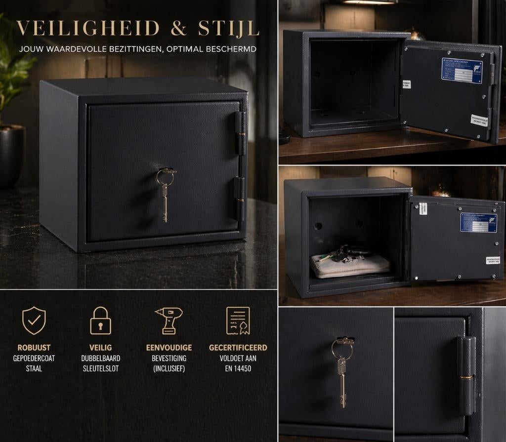 DRS Global 1-K Kluis – Veiligheid S2 - Nieuw, Ophalen of Verzenden, Nieuw, Brandkast