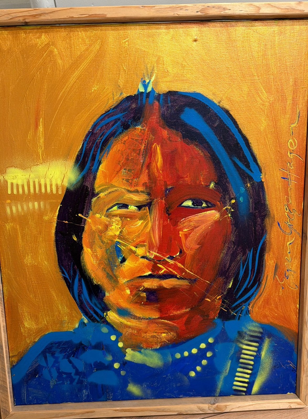 Esper Greger Hagen originele schilderij, Ophalen