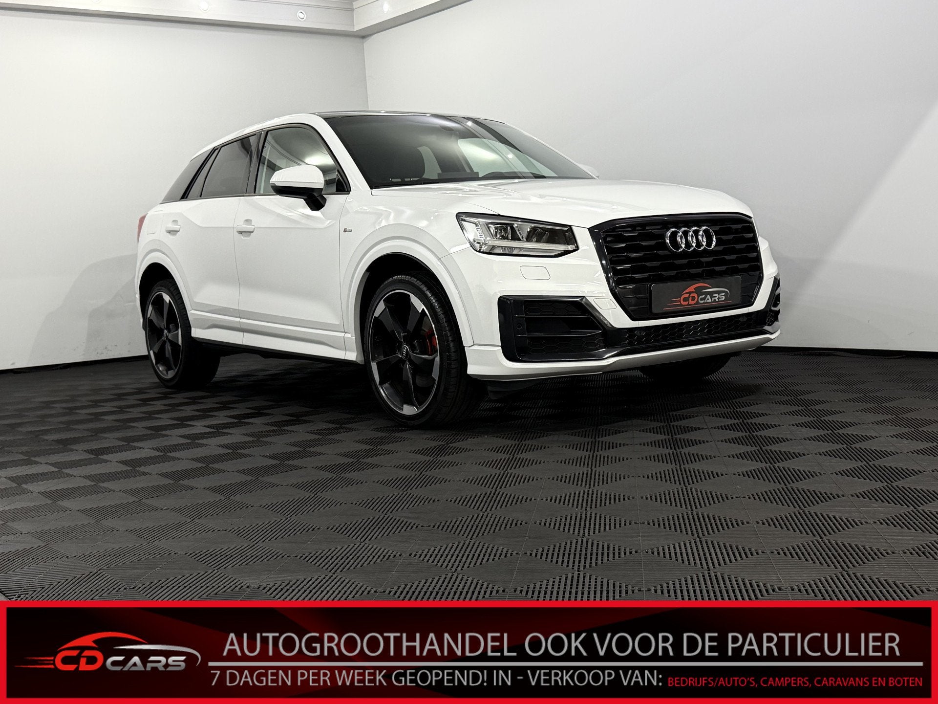 Audi Q2 1.4 TFSI CoD Sport Edition #1. S-Line Half leder, Vi, Auto's, Automatische klimaatregeling, Gebruikt, 4 cilinders, 150 pk