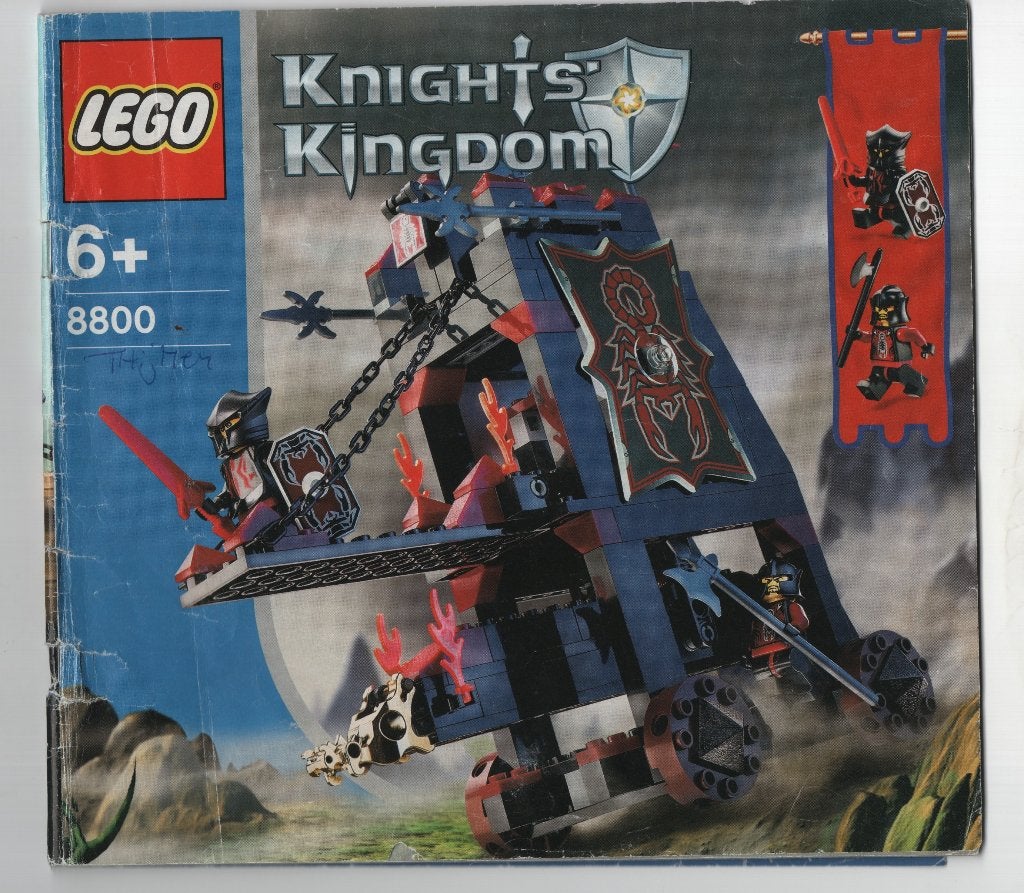 lego 8800-1 lego knights kingdom II,  belegeringswagen, Kinderen en Baby's, Compleet, Gebruikt, Overige thema's, Lego