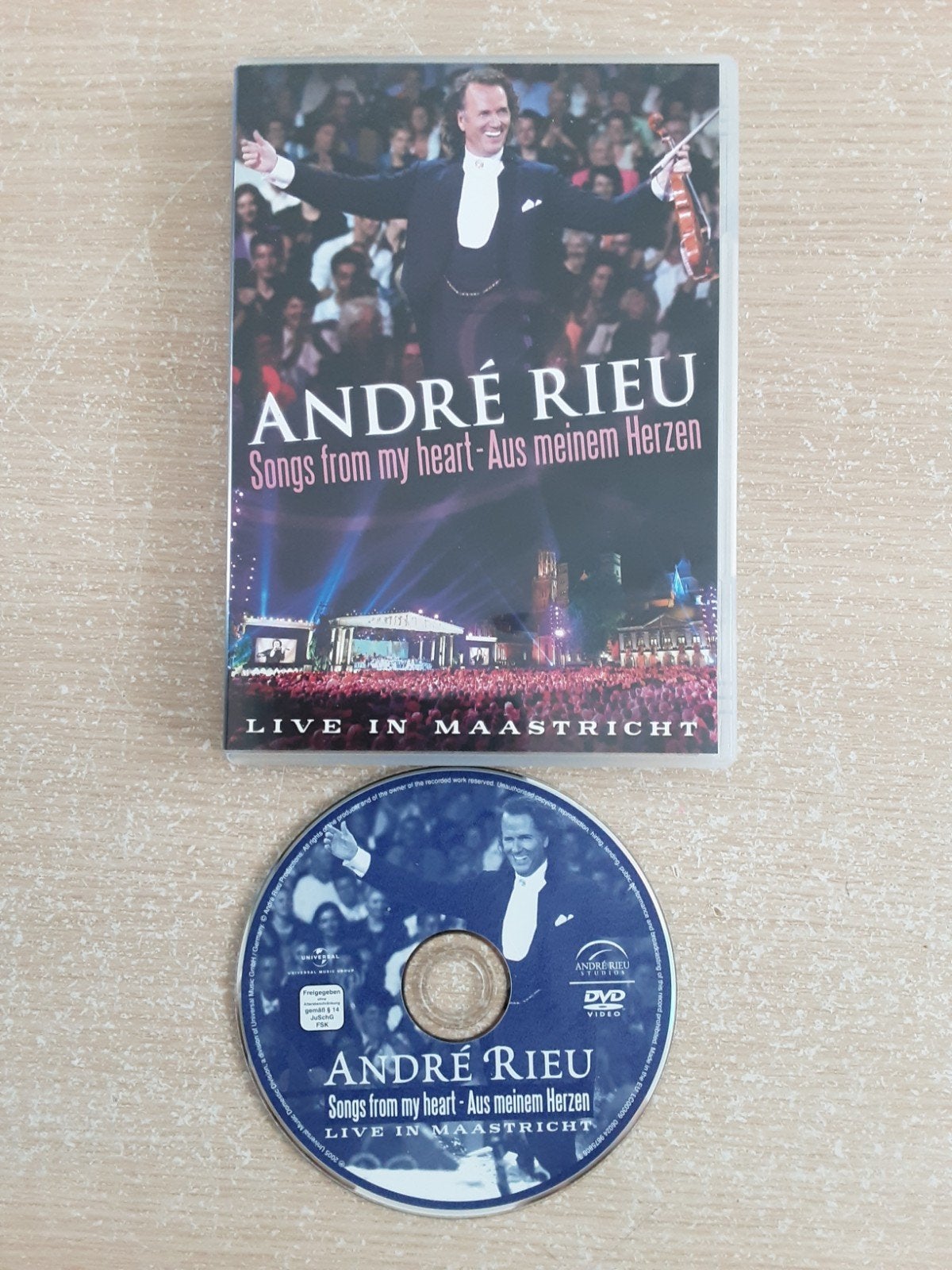 Muziek André Rieu op het Vrijthof, Alle leeftijden, Ophalen of Verzenden, Concert