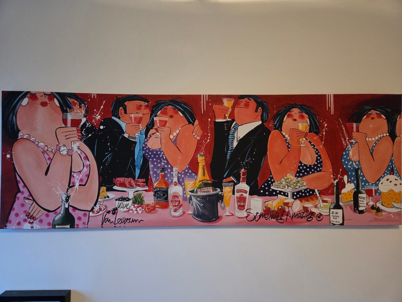 Dikke dames "something amazing" Van Leersum, Ophalen