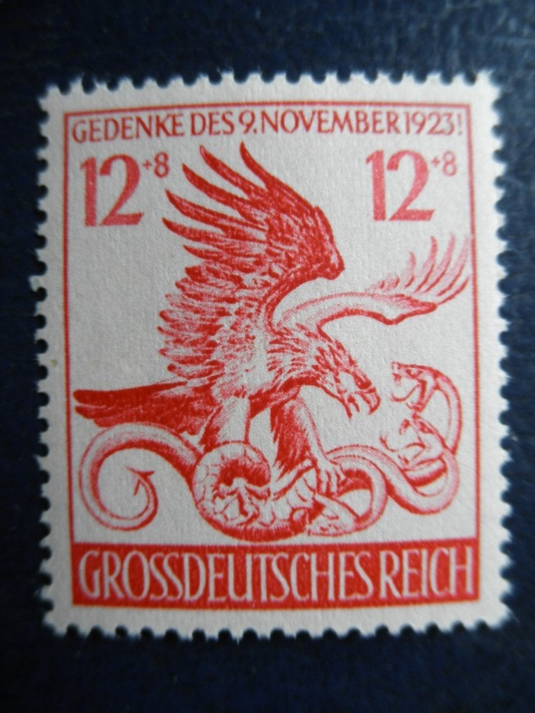 Postzegels Deutsches Reich 1944 vogels slang - cw. 1,00 pf., Ophalen of Verzenden, Duitse Keizerrijk, Postfris