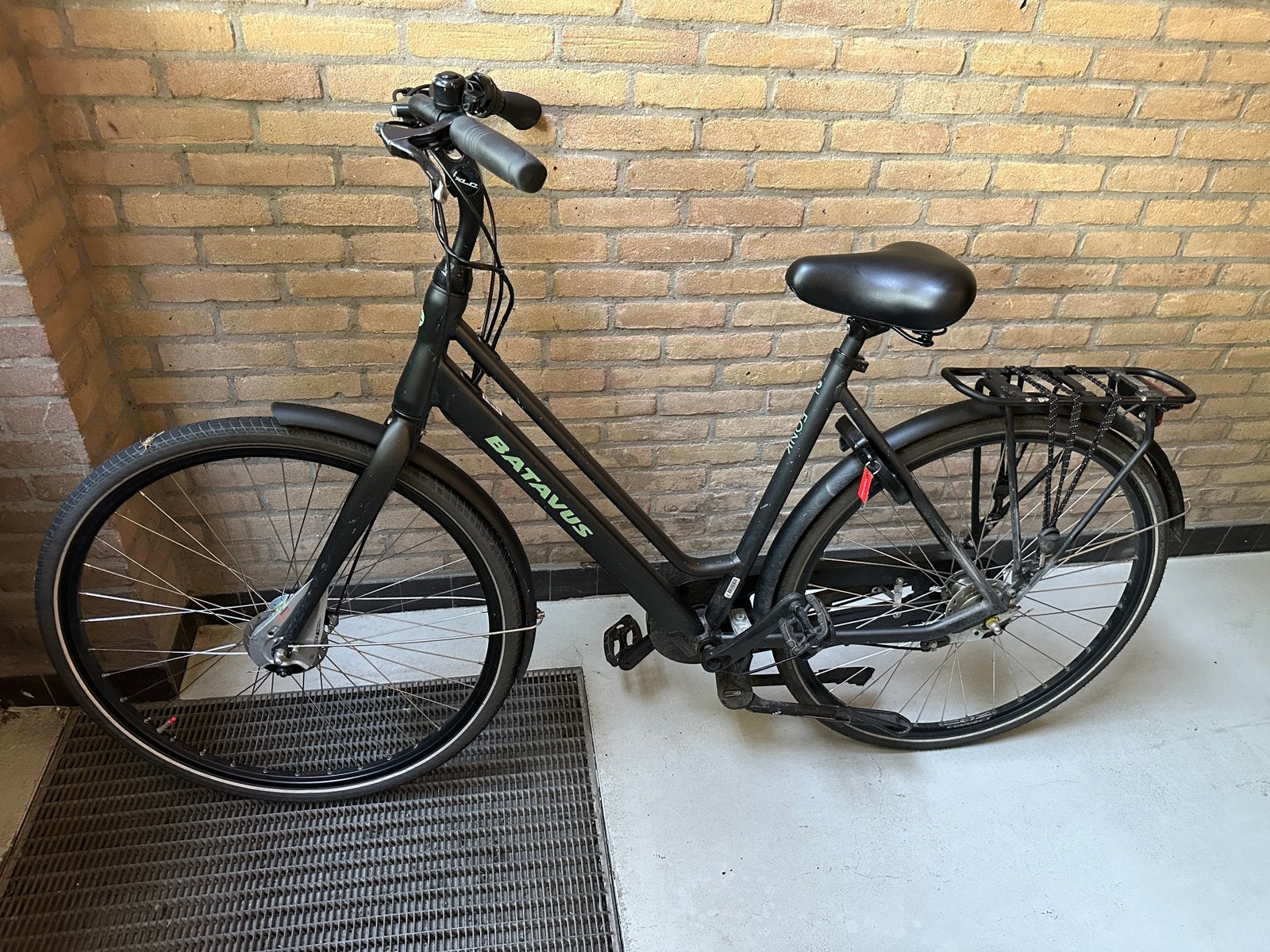 Batavus Fonk, mat zwart, 3 versnellingen, Fietsen en Brommers, Ophalen, 53 tot 56 cm, Versnellingen, Batavus