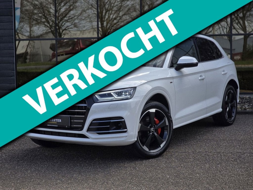 Audi Q5 55 TFSI e quattro Competition|PANO|MATRIX|ACC, Automaat, 2005 kg, Gebruikt, Zwart