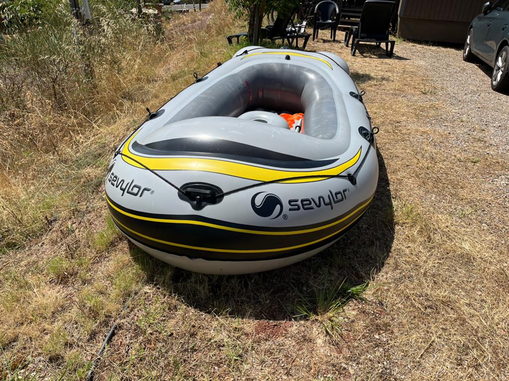 Sevylor rubberboot, Ophalen
