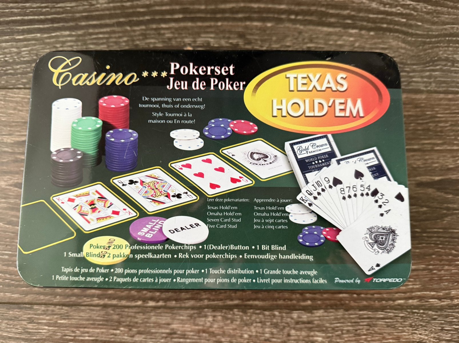 Tecas hold’em pokerset, Ophalen of Verzenden, Zo goed als nieuw