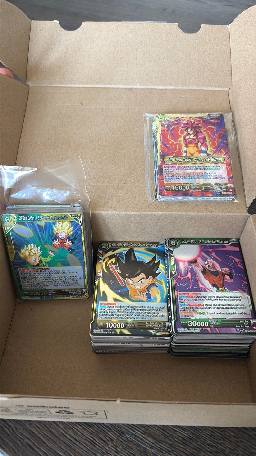 Bulk Dragon Ball Z kaarten BT30, Ophalen of Verzenden, Zo goed als nieuw, Meerdere kaarten