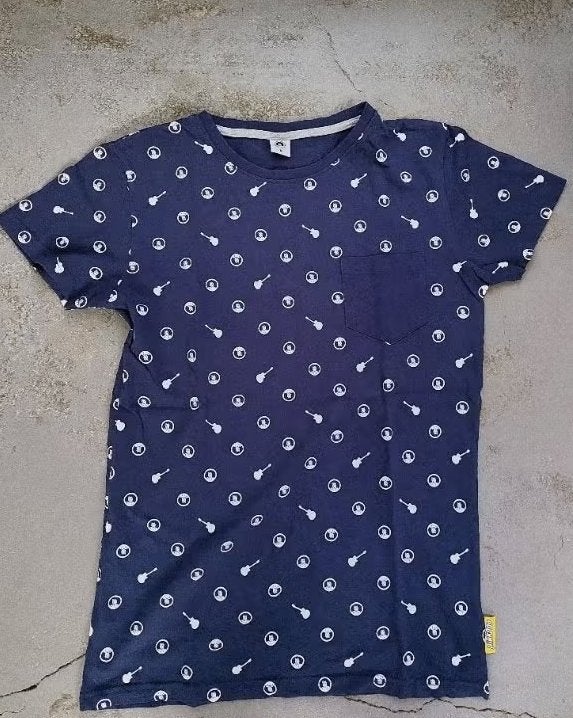 Pinkpop t-shirt maat S, Ophalen, Zo goed als nieuw, Maat 46 (S) of kleiner, Blauw