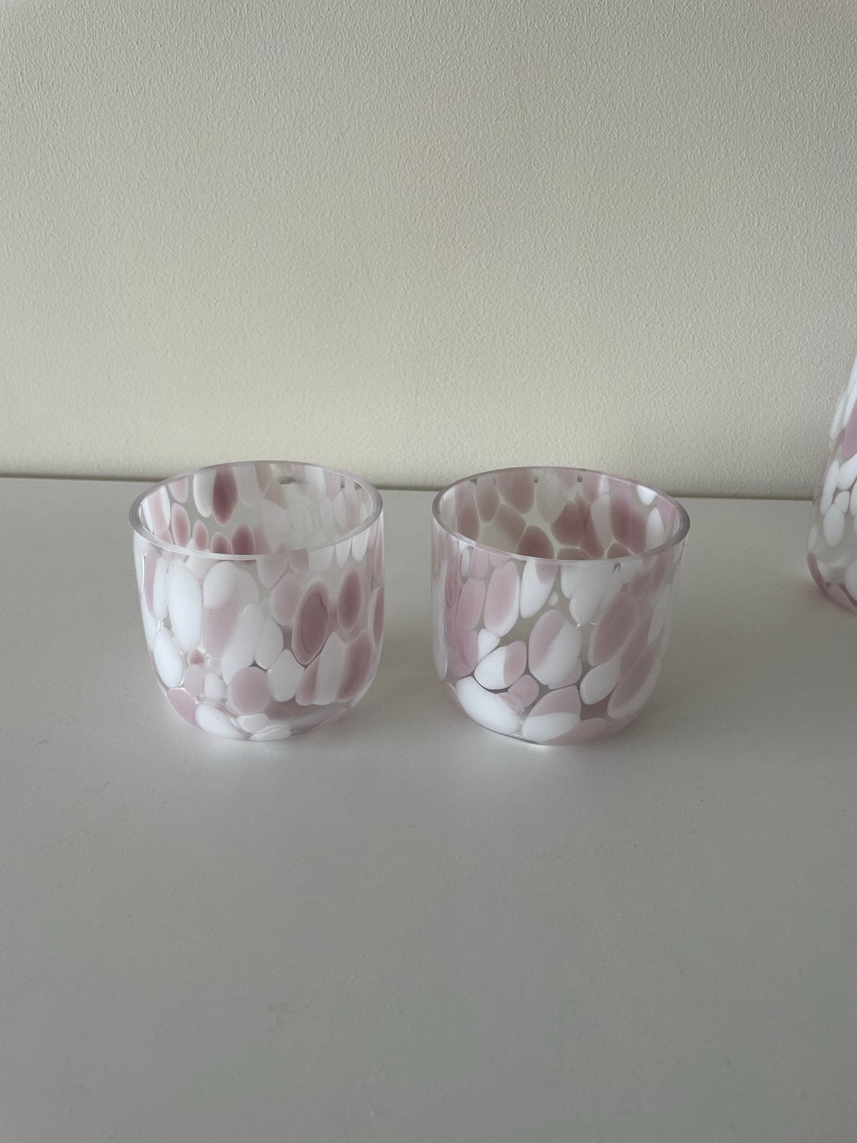 theelichthouders roze - nieuw in doos, Overige materialen, Overige kleuren, Nieuw, Ophalen of Verzenden