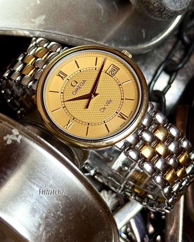 Omega De Ville 396.2532 Two-Tone., Sieraden, Tassen en Uiterlijk, Horloges | Heren, Staal, Gebruikt, Omega, Polshorloge