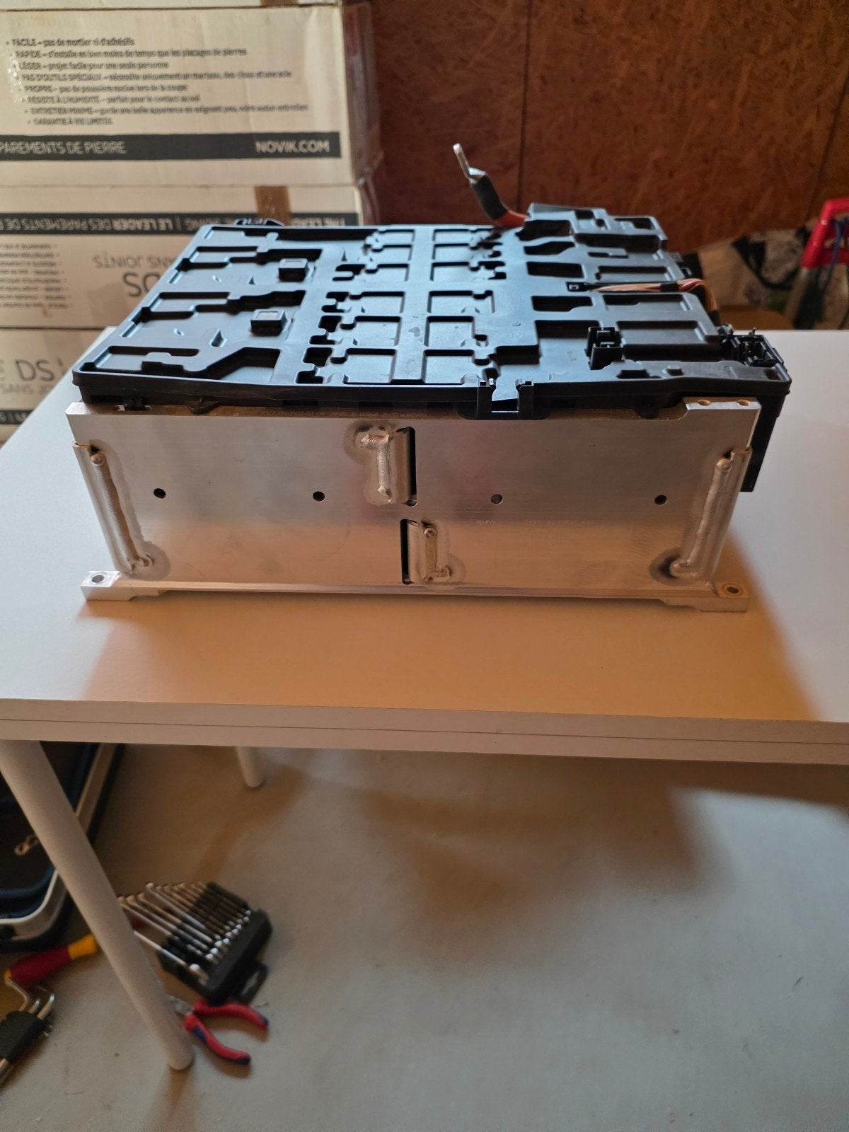 BMW I3 Batterij Modules (8x 60Ah, 4x 94Ah) + Accubakken, Gebruikt, BMW