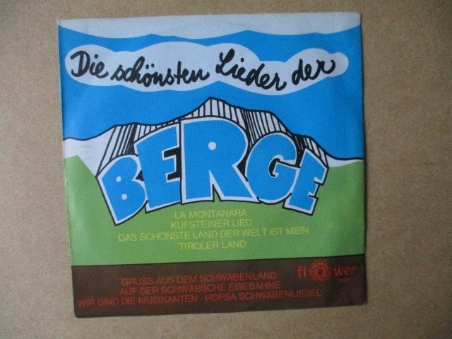 s1818 diverse artiesten - die schonsten lieder der berge, Ophalen, Gebruikt, 7 inch