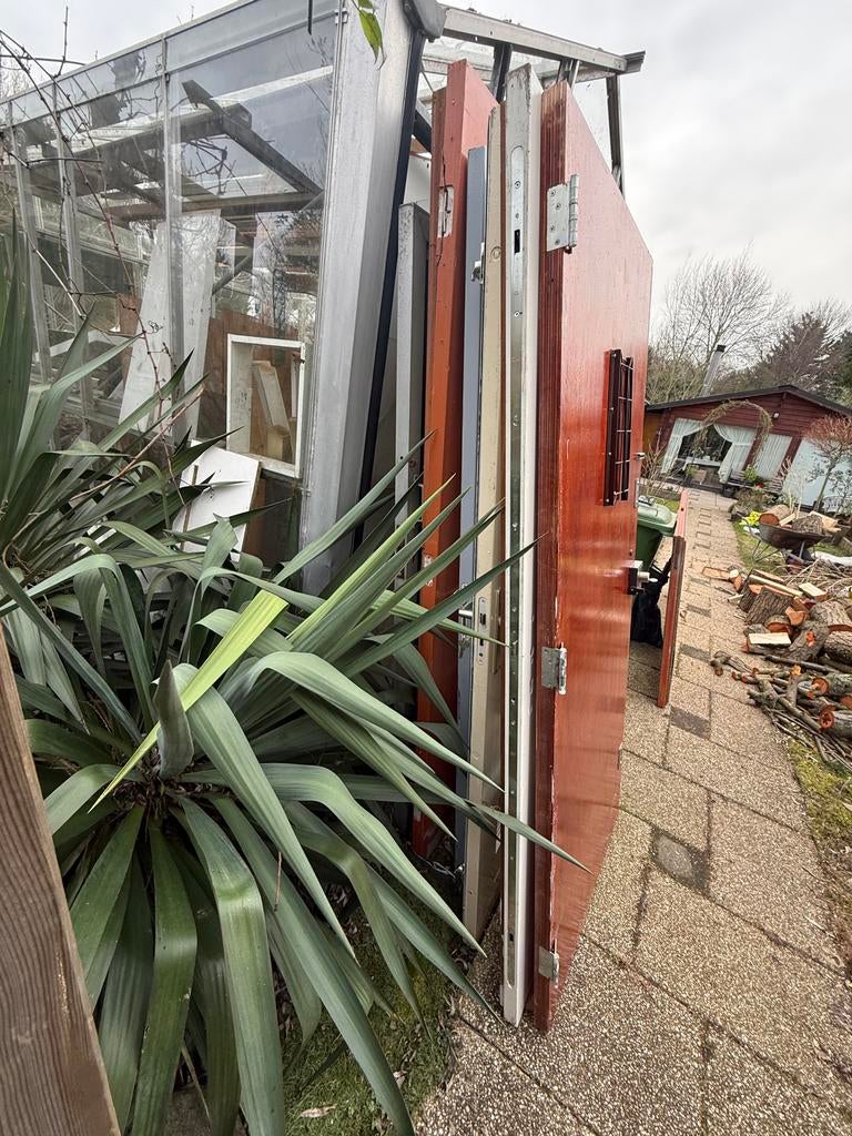 Buitendeur met/zonder 3-puntssluiting, Gebruikt, 80 tot 100 cm, Ophalen of Verzenden, Buitendeur