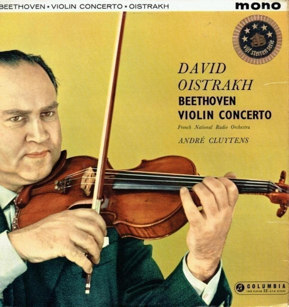 Beethoven David Oistrakh Andre Cluytens – Violin Concerto, Kamermuziek, Ophalen of Verzenden, Zo goed als nieuw, 12 inch