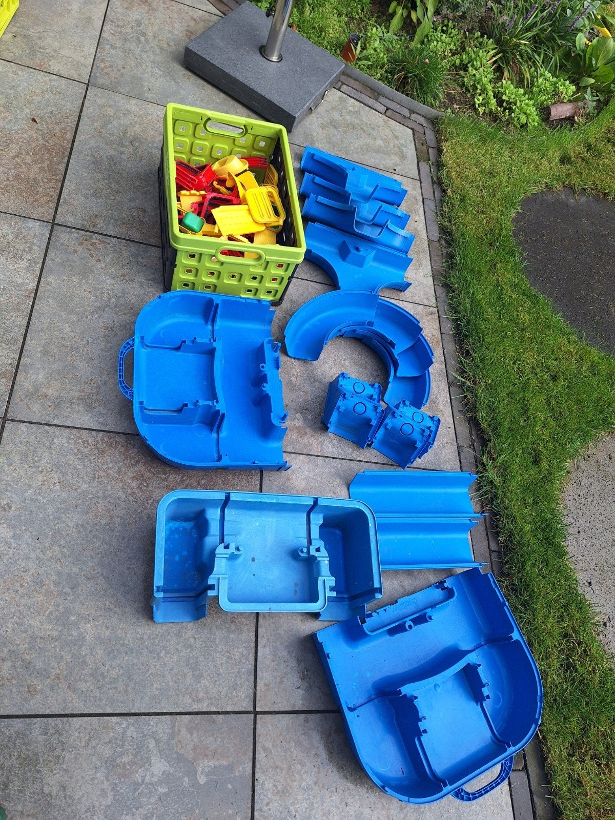 Aquaplay waterbaan, 17 delig met veel toebehoren, Ophalen, Gebruikt, Jongen of Meisje