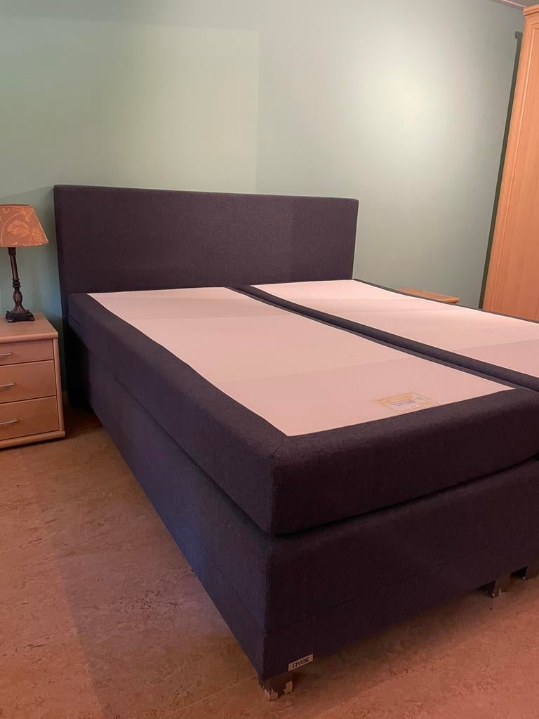 Boxspring 180x200, Ophalen, Zo goed als nieuw, Tweepersoons, 180 cm