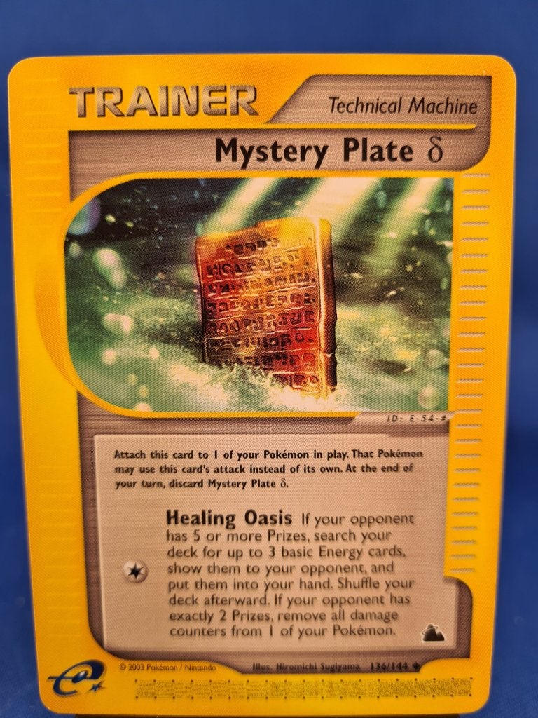 Mystery Plate δ 136/144 - Skyridge, Verzenden, Gebruikt