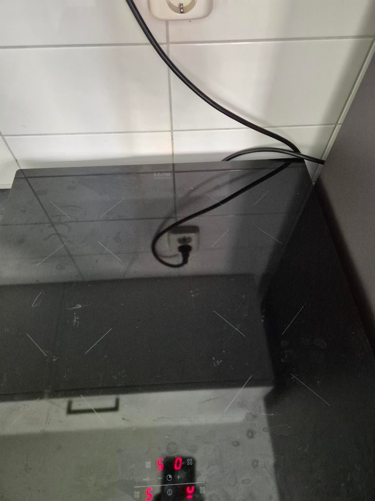 Inductie 4-pits kookplaat met Powerboost - (2 pitten defect), Ophalen, Gebruikt, 4 kookzones, Inductie