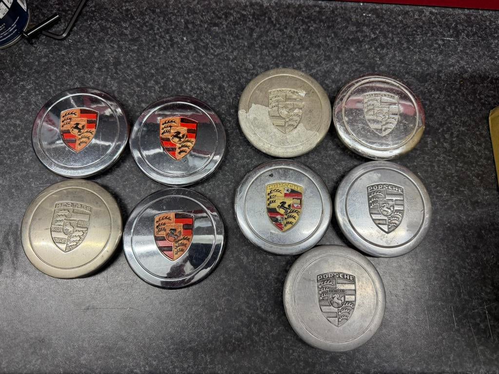 Porsche Fuchs velg naafkapjes centercaps, Ophalen, Nieuw, Porsche