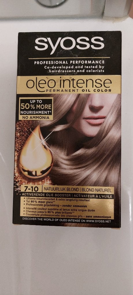 Syoss Oleo Intense 7-10 Natuurlijk Blond, Ophalen of Verzenden, Nieuw, Overige typen