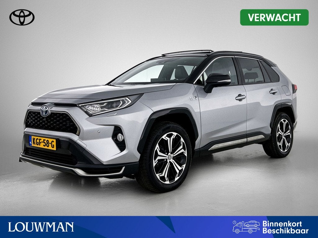 Toyota RAV4 2.5 Plug-in Hybrid AWD Bi-Tone Plus | BTW Voertu, Auto's, Toyota, Bedrijf, Te koop, Rav4, 360° camera, 4x4, ABS, Achteruitrijcamera