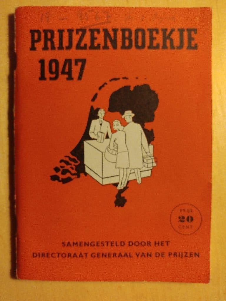 Prijzenboekje 1947, Gelezen, Maatschappij en Samenleving, Ophalen of Verzenden, Nederland