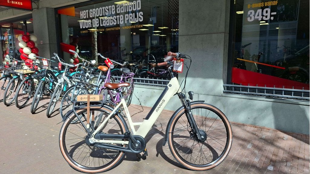 Fietshokje Raaks: Raaks Belton Creme E-Bike Nieuw!!
