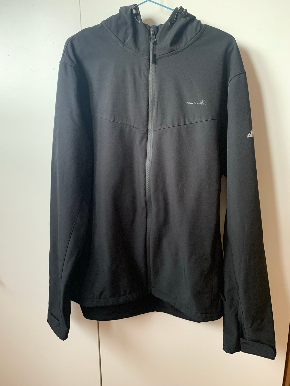 Mountain Peak heren Softshell Jas Zwart - Maat XL, Ophalen of Verzenden, Zo goed als nieuw, Maat 56/58 (XL), Zwart