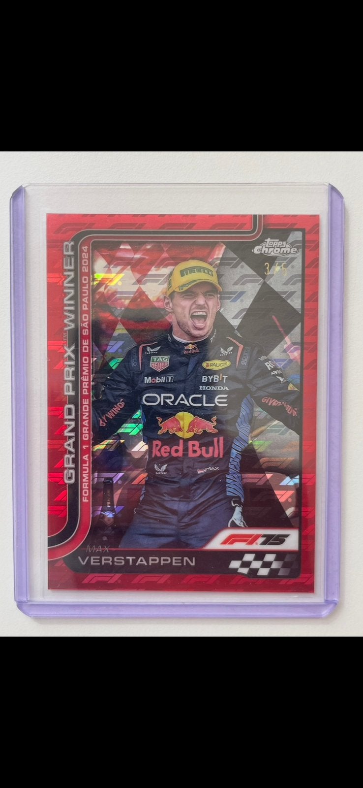 GEZOCHT Topps F1 chrome, sapphire, Ophalen of Verzenden, Zo goed als nieuw, Plaatje