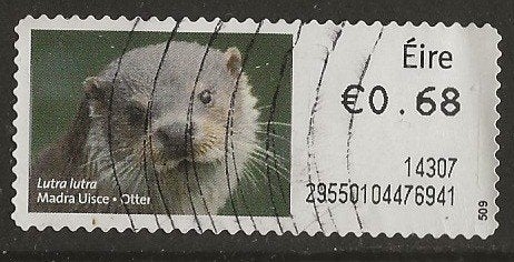 Ierland 39, otter, Verzenden, Ierland, Gestempeld