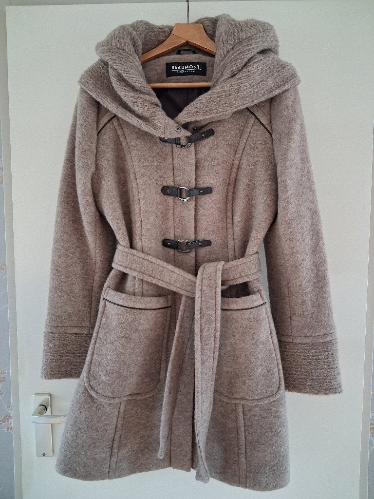 Damesjas, scheerwol, merk Beaumont Amsterdam, maat 42, Overige kleuren, Beaumont, Maat 42/44 (L), Ophalen of Verzenden