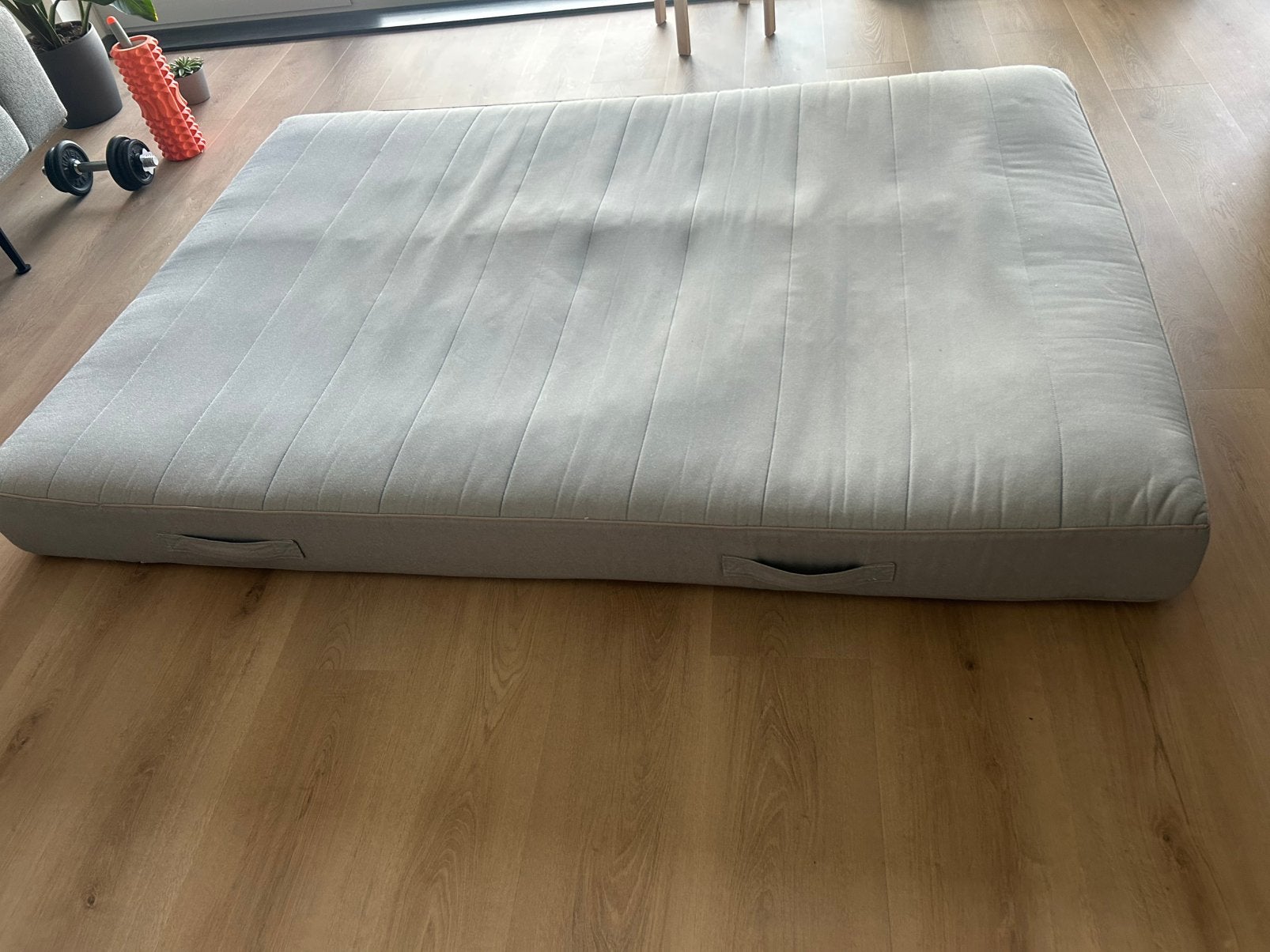 Matras - Sultan IKEA, Gebruikt, Twijfelaar, 200 cm, Grijs