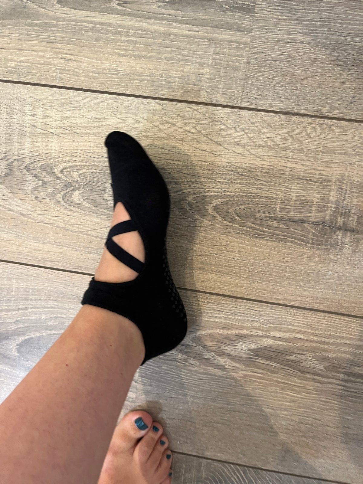 Zwarte antislip sokken voor yoga/pilates, Ophalen of Verzenden, Nieuw