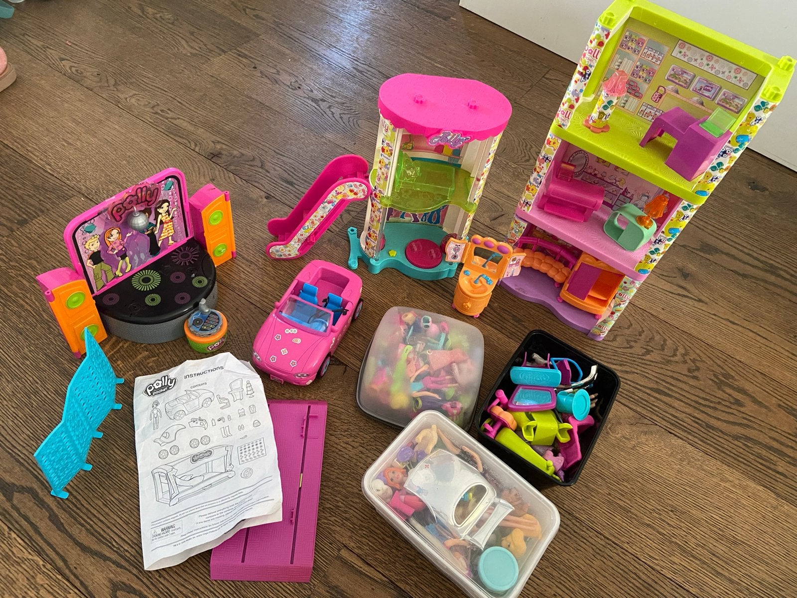 Grote Polly Pocket Speelgoed Set: Poppetjes, Kleding, Kamers, Ophalen, Gebruikt, Overige typen
