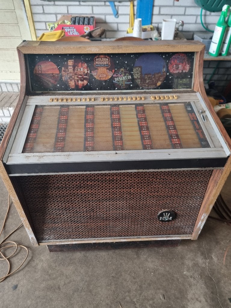 Vintage NSM Hit 120 Jukebox (Jaren '70) restauratie project, Verzamelen, Automaten | Jukeboxen, Ophalen, Gebruikt, 1970 tot heden
