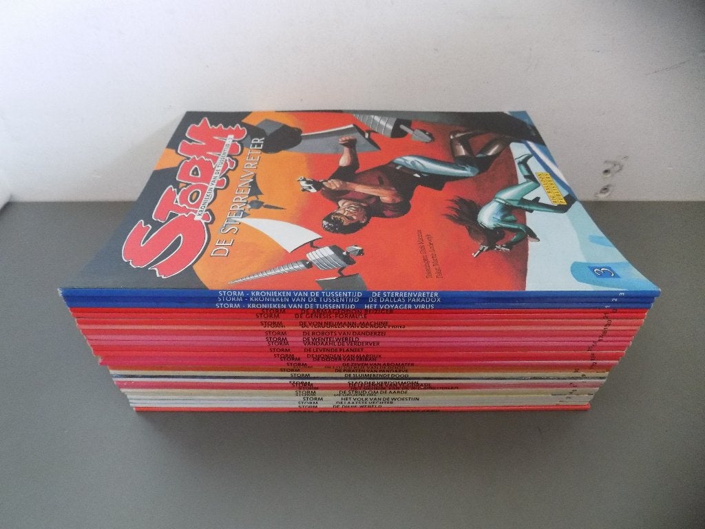 Storm ~ Complete serie 0 t/m 22 + 1 t/m 3, Boeken, Complete serie of reeks, Ophalen of Verzenden, Zo goed als nieuw, Don Lawrence