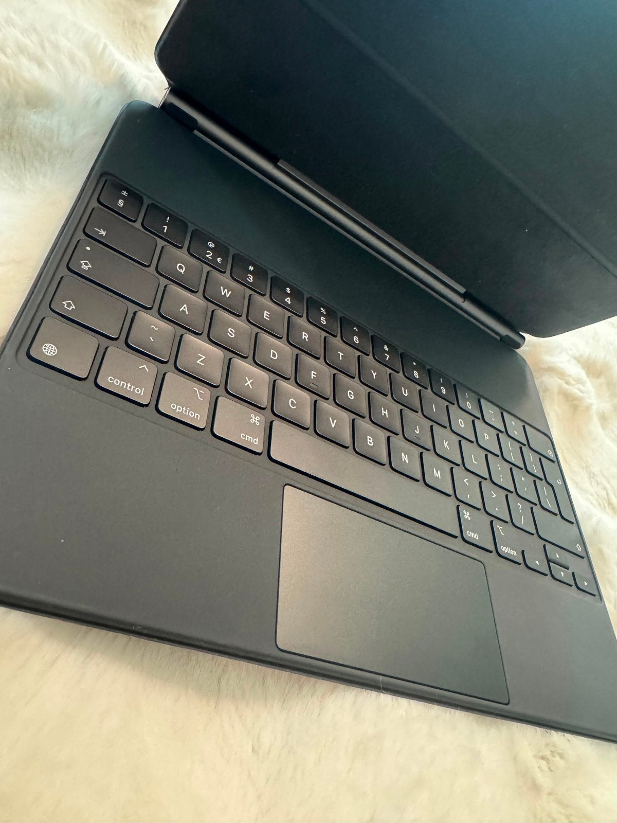 Apple Magic Keyboard voor iPad Pro 12.9 inch., Ophalen, Zo goed als nieuw, 12 inch, Bescherming voor- en achterkant