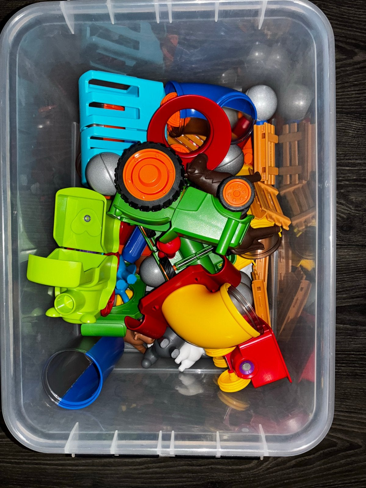 Grote Smartmax set: ballenbaan, tractor, trein, extra magnet, Kinderen en Baby's, Speelgoed | Educatief en Creatief, Ophalen of Verzenden