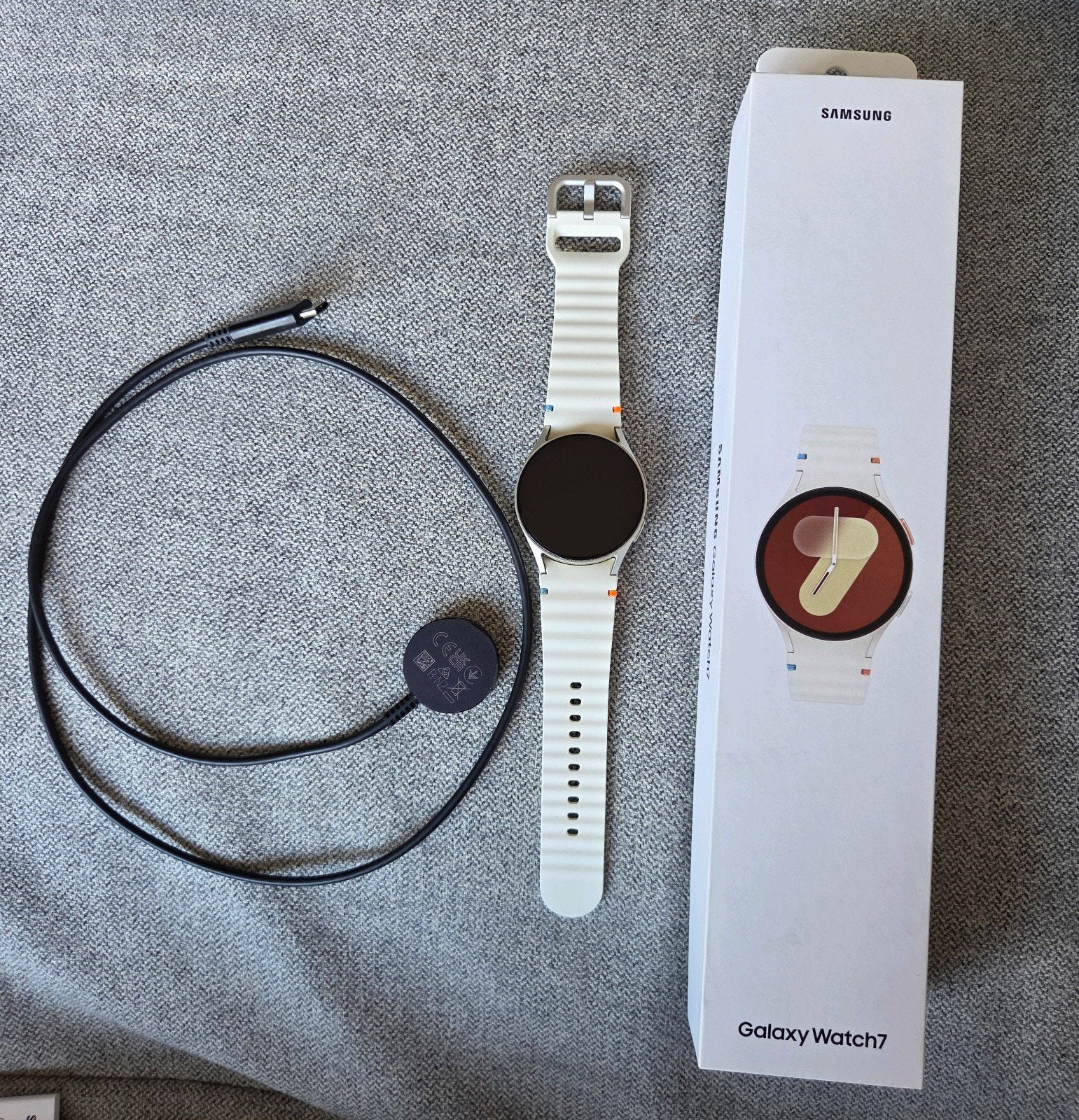 SAMSUNG Galaxy Watch7 - 40 mm Crème, Sieraden, Tassen en Uiterlijk, Smartwatches, Verzenden, Zo goed als nieuw, Android