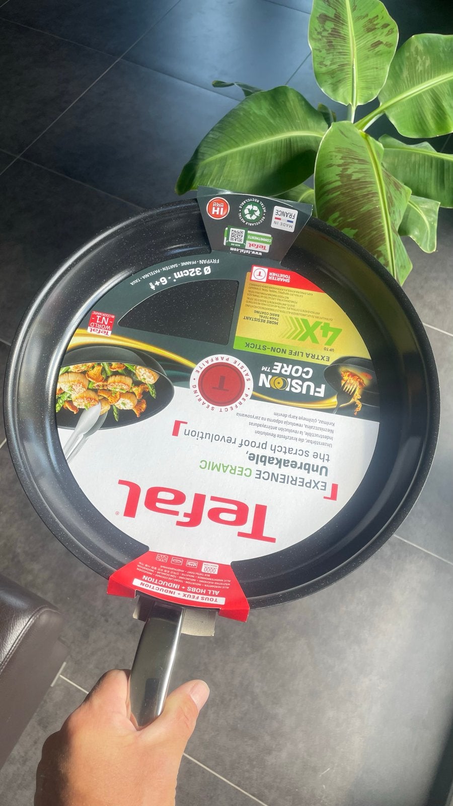 Tefal Koekenpan Ø32 cm Fusion Core - PFAS-vrij !!, Tefal, Antiaanbaklaag, Nieuw, Ophalen of Verzenden
