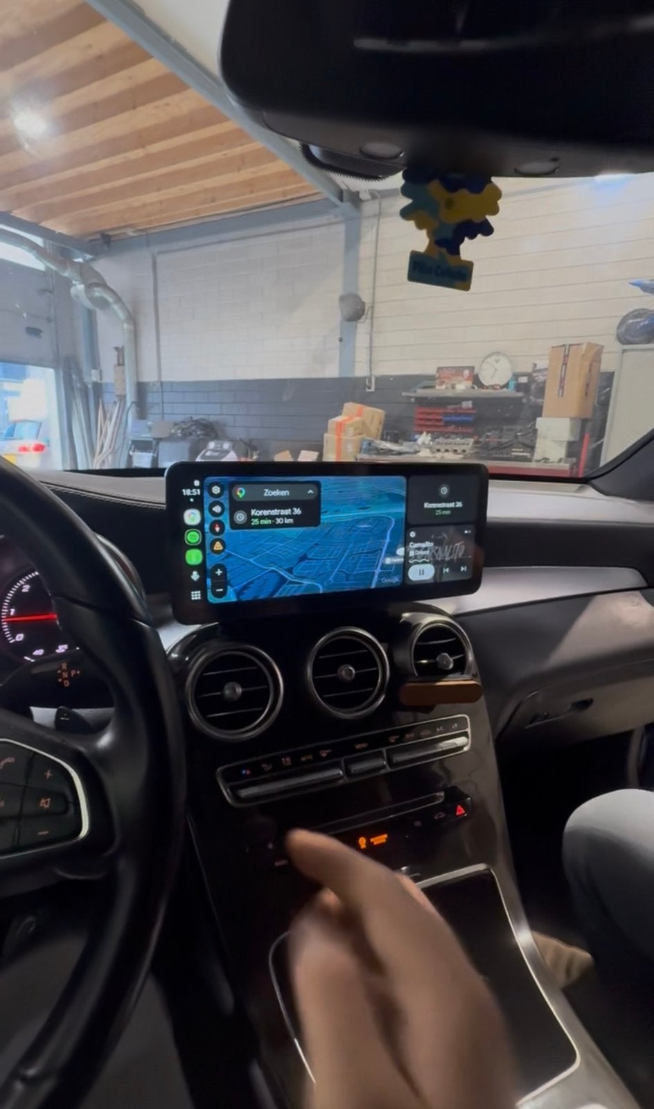 Mercedes Groter CarPlay Scherm | A B C E Klasse CLA GLA GLC, Ophalen of Verzenden, Nieuw