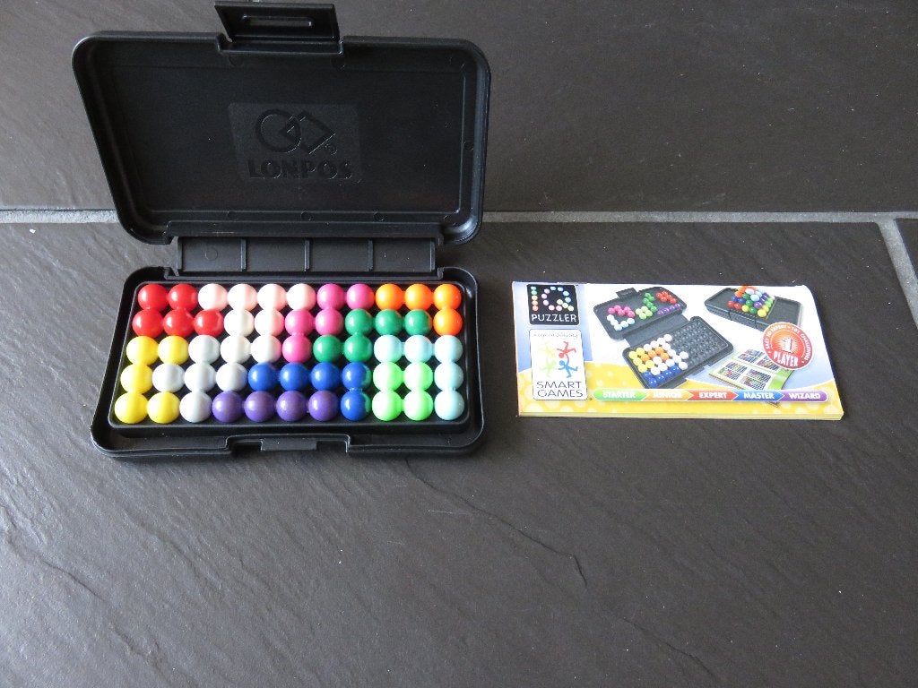 Smartgames IQ puzzler, vanaf 6 jaar, 72 opdrachten, Ophalen of Verzenden, Minder dan 500 stukjes, Zo goed als nieuw, Rubik's of 3D-puzzel