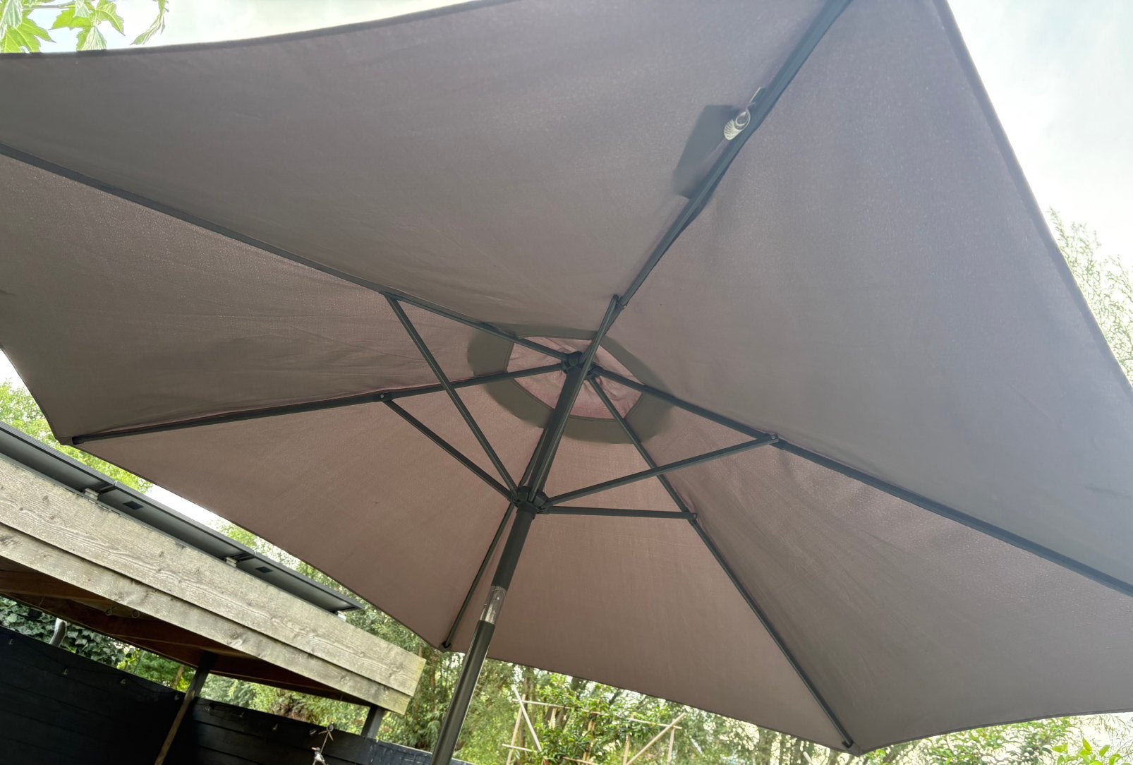 Parasol, Ophalen, Gebruikt, 2 tot 3 meter, Verstelbaar