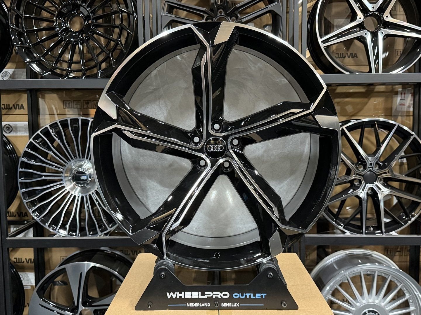 23'' AUDI RS LOOK 5X112 velgen E-tron Q7 SQ7 Q8 SQ8 RS RSQ8, Gebruikt, Velg(en), -, -