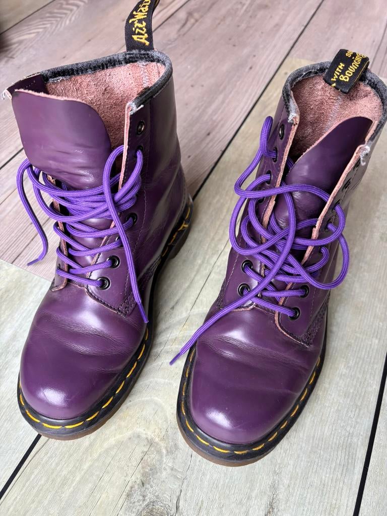 Dr.Martens paars, maat 37!, Overige kleuren, Lage of Enkellaarzen, Ophalen of Verzenden, Zo goed als nieuw