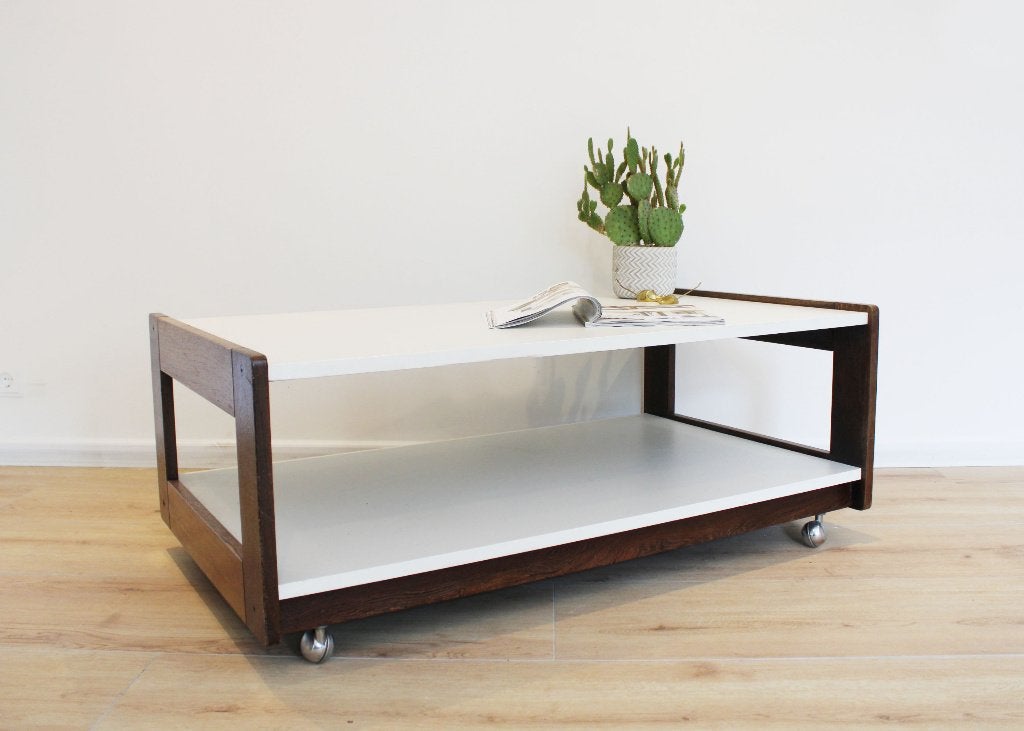 Vintage salontafel, Braakman - Pastoe. Retro design tafel., Pastoe, 50 tot 100 cm, Pastoe, vintage, retro, design, mid century, scandinavisch